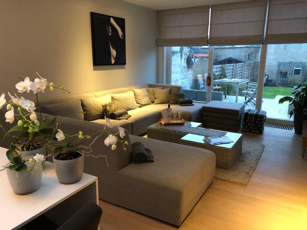 Home Bruges Cosy Comfort Modern Couple Privacy Walking Distance City Center Kitchen Terrace Garden Eksteriør bilde